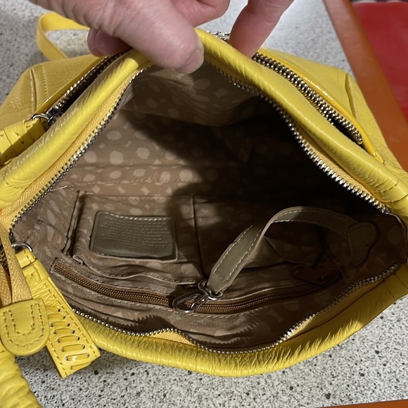 Brighton Yellow Handbag/Crossbody - Picture 4 of 6